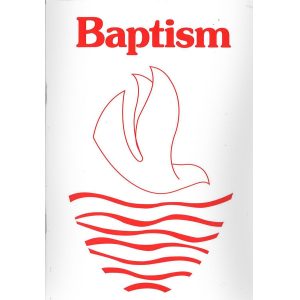 Baptism service booklet cover