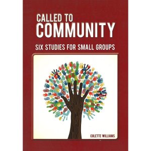 Called to Community book cover with a tree formed from colourful hands